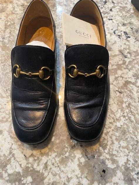 gucci red 155182|Authentic Gucci Gold Horsebit Two.